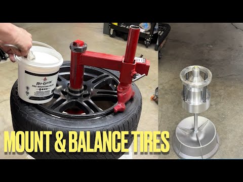 Harbor Freight Tire Changer with Lucid Adapter & Balancer