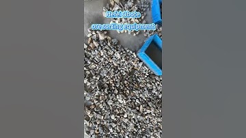 Lead zinc ore sorting, X-ray sorting technology, throwing away waste rocks! #leadzinc    #machine
