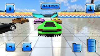 Water Slide Car Racing and Stunts Waterpark Race - Android Gameplay HD screenshot 5