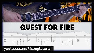 Quest for Fire | FULL TAB | Iron Maiden Cover | Guitar Lesson
