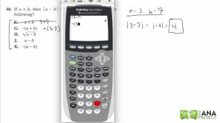 ACT Math: Variables in Answer Choices Video #5
