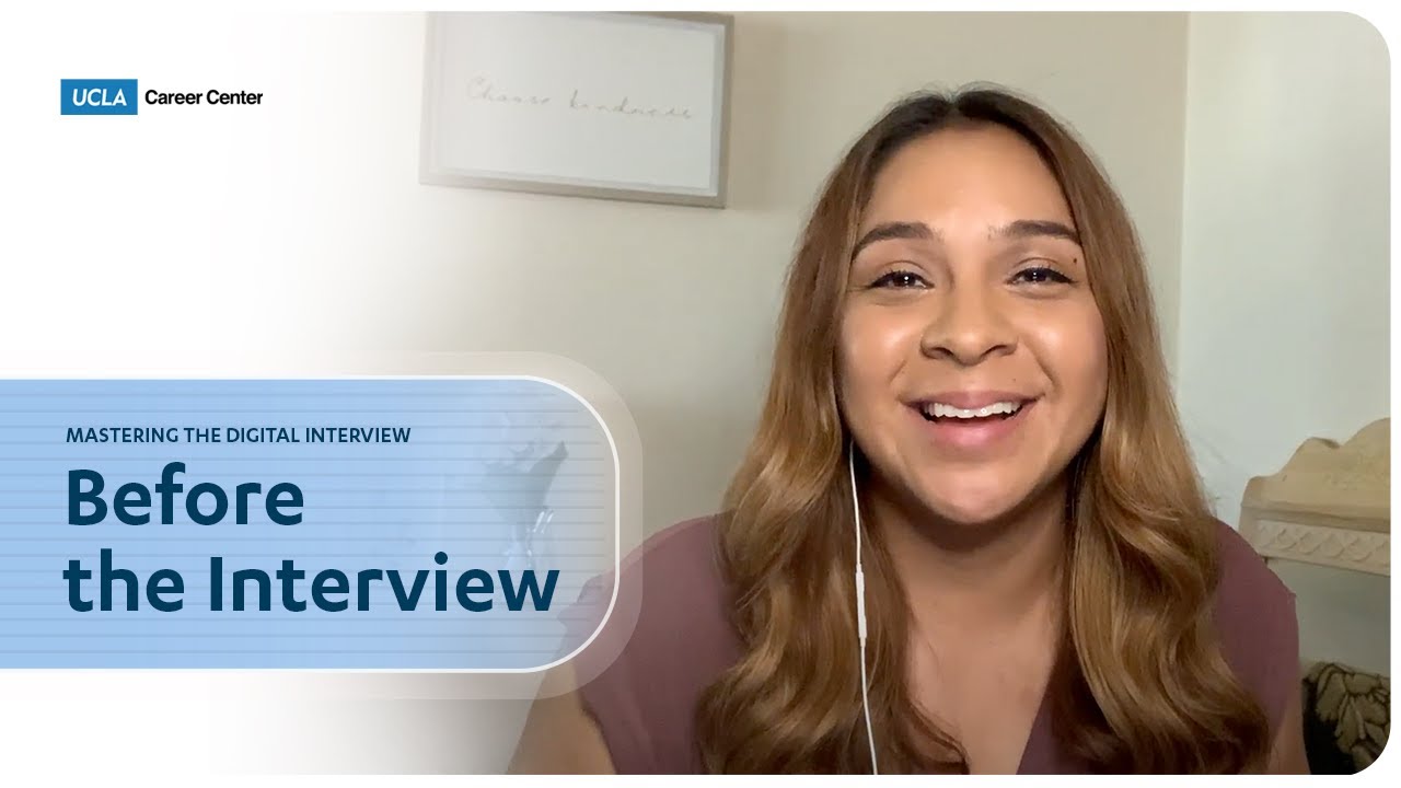 Mastering the Digital Interview: Before the Interview - YouTube