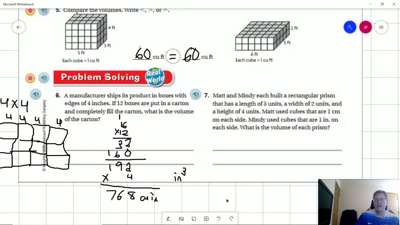 Fifth Grade Go Math Lesson 11.6 Homework - YouTube