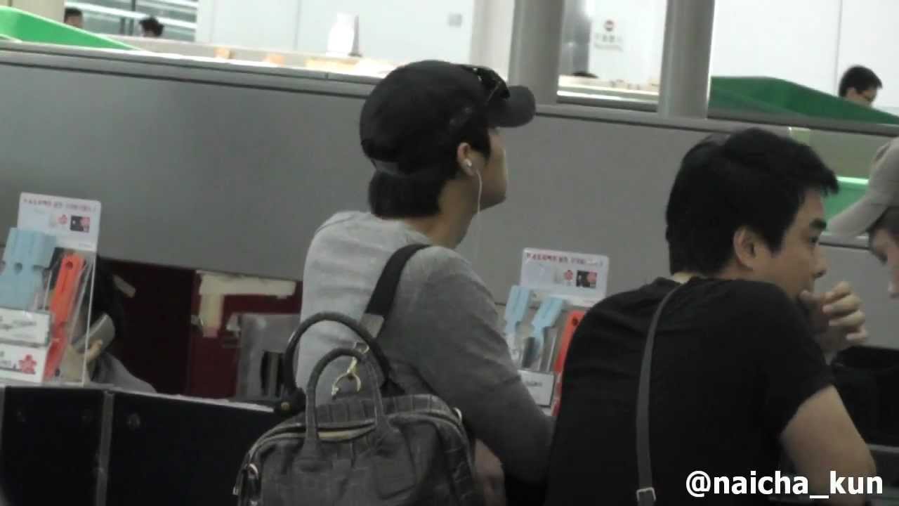 20120913 Yoochun at HK airport 박유천 ユチョン