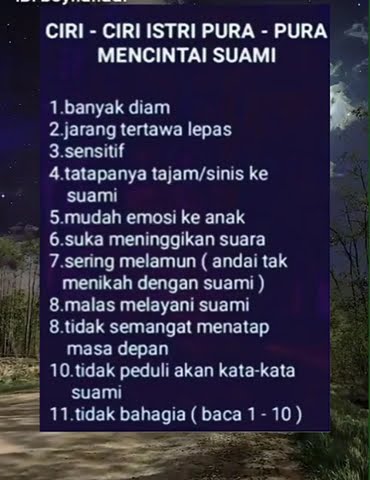 CIRI CIRI ISTRI TIDAK MENCINTAI SUAMI #status #motivasi #katamotivasiislam #storywa #quotes #fyp