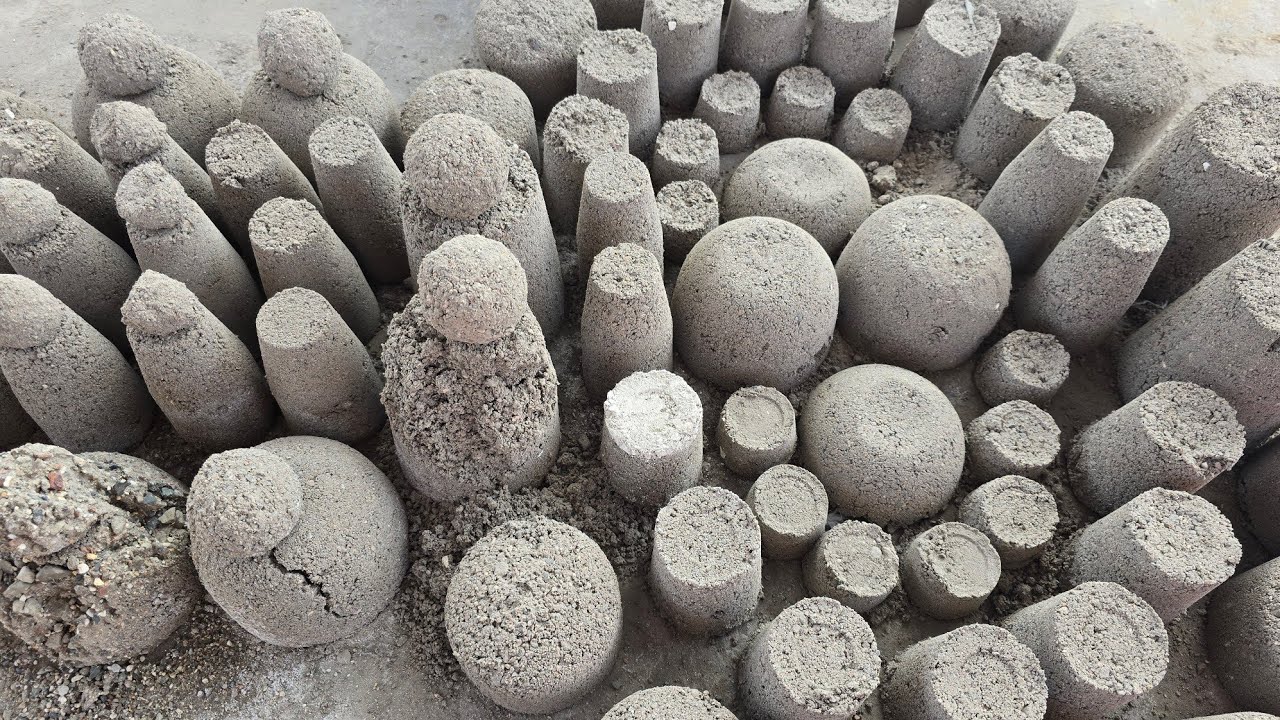 ASMR: Super Gritty Dry Floor Water Pool Crumbling #clay #relaxingsounds #satisfying