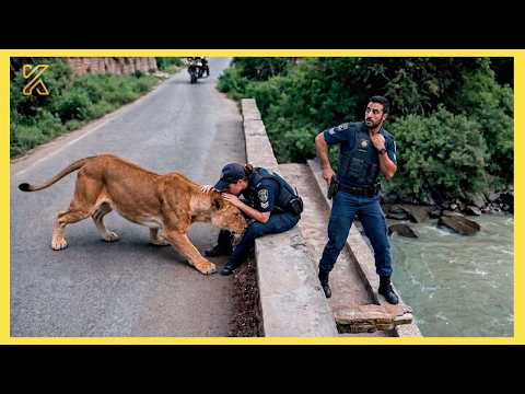 When Animals Surprise Police in the Sweetest Way! 😍