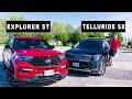 2020 Ford Explorer ST vs 2020 Kia Telluride SX. Why I Pick The Explorer ST Over The Telluride.