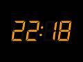 12 Hour Night Clock | 10pm - 10am | 24hr Time | Classic Digital Style Display