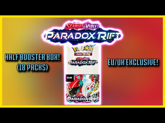 Evolving Skies Half Booster Box UK EXCLUSIVE (18 packs)