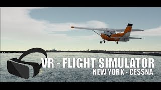 VR Flight Simulator New York - Cessna - Available on Steam screenshot 1