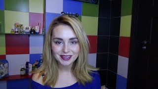 Легкий макияж с акцентом на губы!
