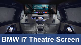 BMW i7 Theatre Screen Demo