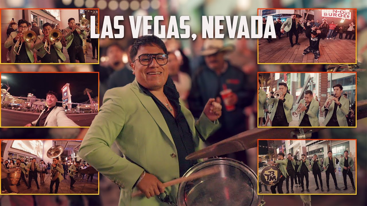 ¡Tocamos en Las Vegas, Nevada! - Flashmob: Los Rojos, Cero Miedo - Banda Tierra Mojada