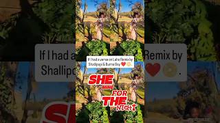 If I had a verse on Laho Remix by Shallipopi & Burna Boy ❤️📀.