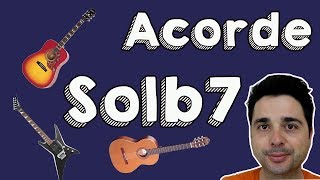 Acorde Sol bemol séptima 🎸 Solb7 🎸 Gb7 🎸con guitarra
