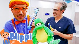 Blippi Goes To The Dentist! | Learning Healthy Habits for Children | Fun Educational Videos for Kids