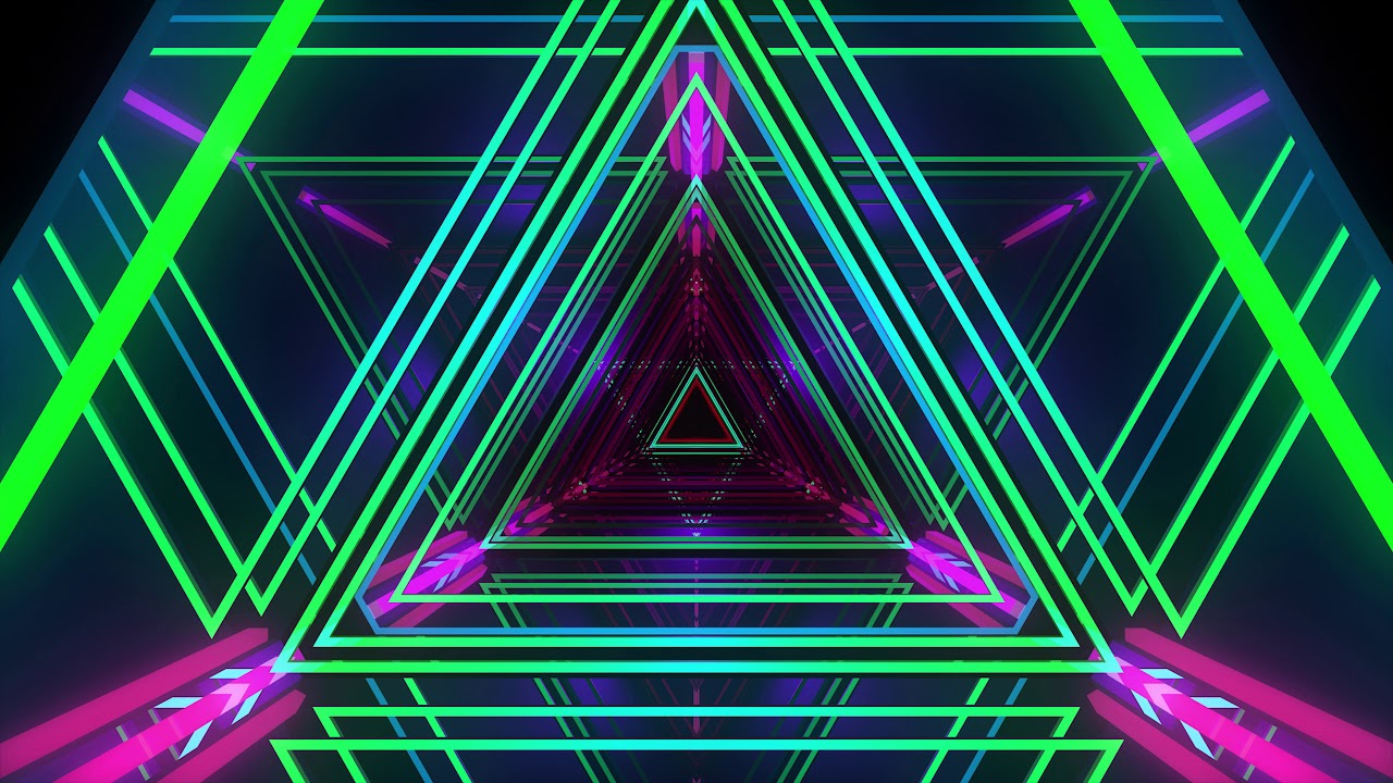 4K Abstract Tunnel VJ Motion Background || 4K Flashing Lights VJ Loop ...