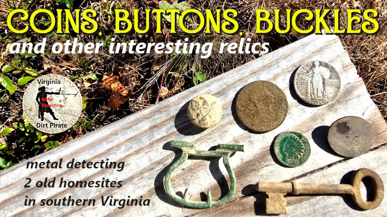 Coins, buttons, buckles and other interesting relics