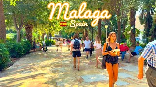 Malaga, Spain 🇪🇸 - Summer 4K HDR Walking Tour