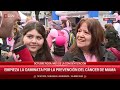 Empieza la CAMINATA ROSA por la PREVENCIÓN del CÁNCER de MAMA en Villa LUGANO