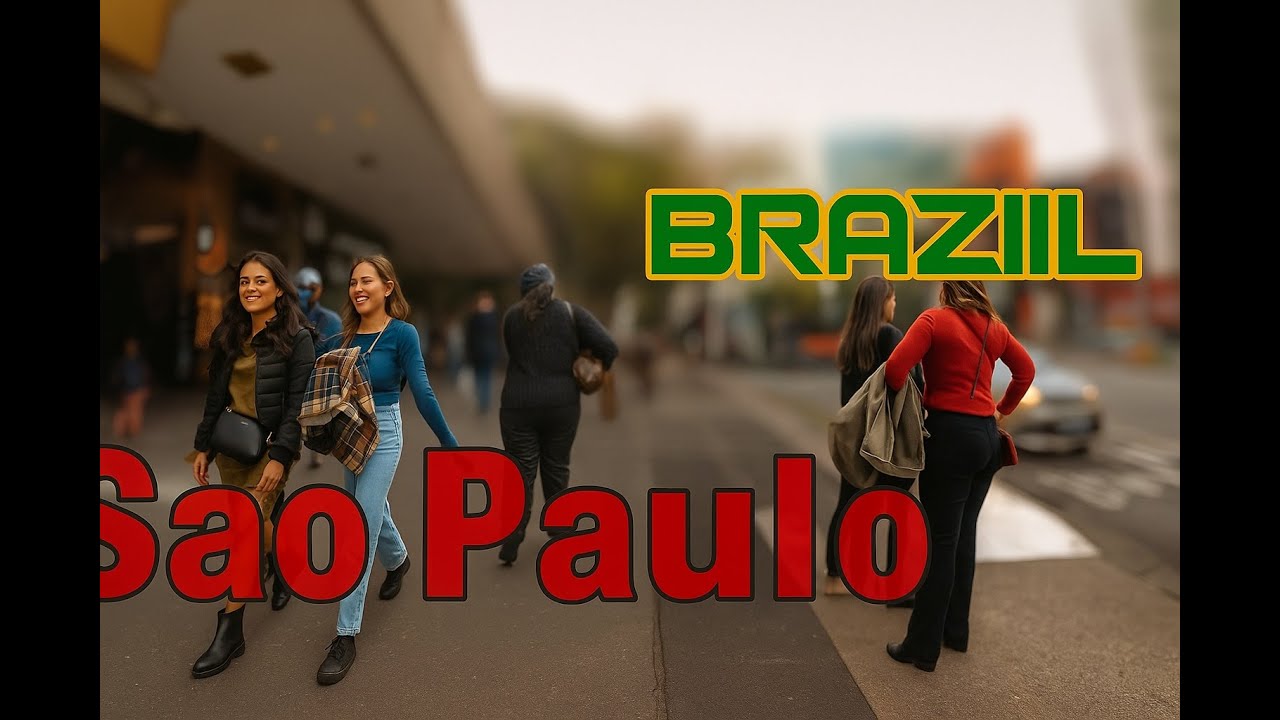 🇧🇷 Sao Paolo, Brazil / Paulista Avenue / Walk tour 2022