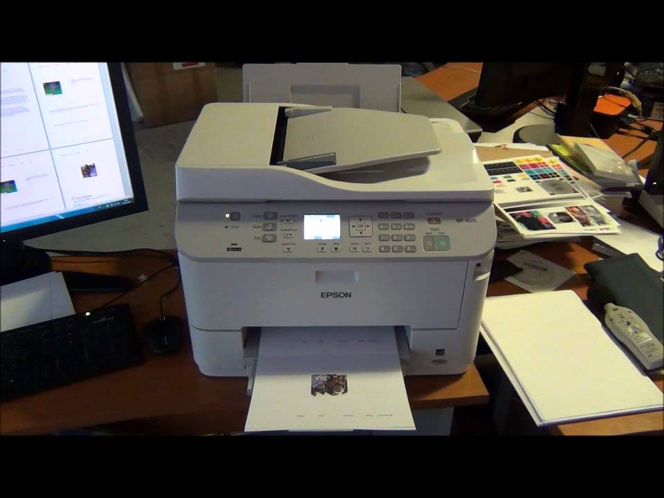 Epson WorkForce Pro WP-4525DNF - YouTube