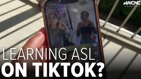 Many students learning ASL through TikTok