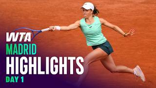 Day 1 in Madrid featuring Quevedo, Stearns, Bondar and more | WTA Match Highlights