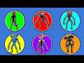 Spin Wheel Monster !! Siren Head vs Siren Head ICE vs Siren Head Stop vs Error Head vs Lava Head ...