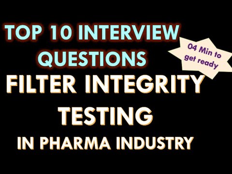Filter integrity testing