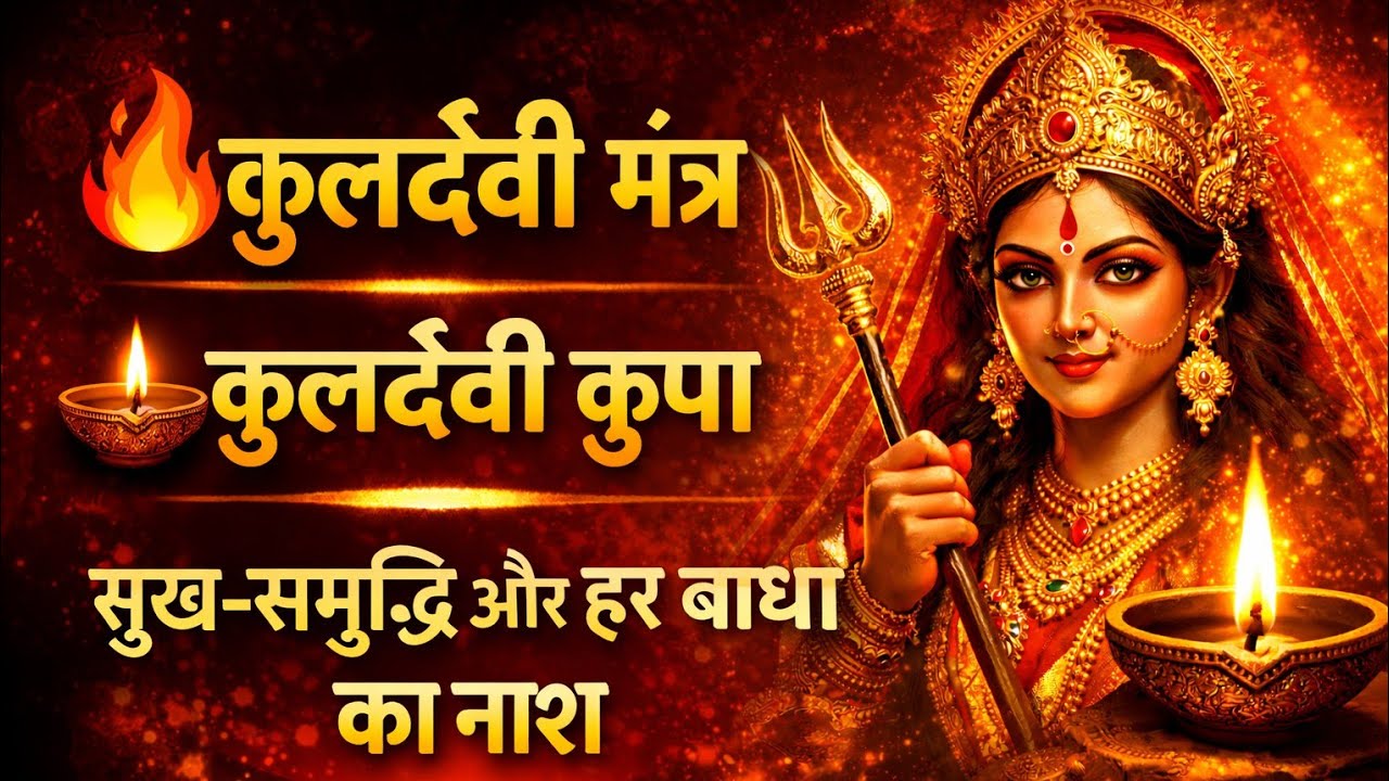 🪔 5 मिनट सुनें🔥 कुलदेवी चमत्कारी मंत्र | वंश रक्षा, धन वृद्धि, संकट नाश | Kuldevi Powerful Mantra