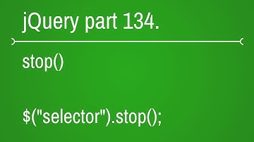 jquery stop function part - 134