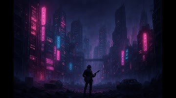 Dystopian Cityscapes: Retro Future Dark Synthwave & Cyberpunk Ambient Melodic Metal