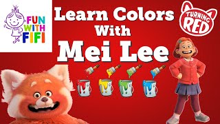 Disney Turning Red Learn Colors With Mei Lee