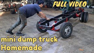 ORANG INI MEMBUAT MINI DUMP TRUCK HOMEMADE, PROSES DARI NOL SAMPAI JADI !!