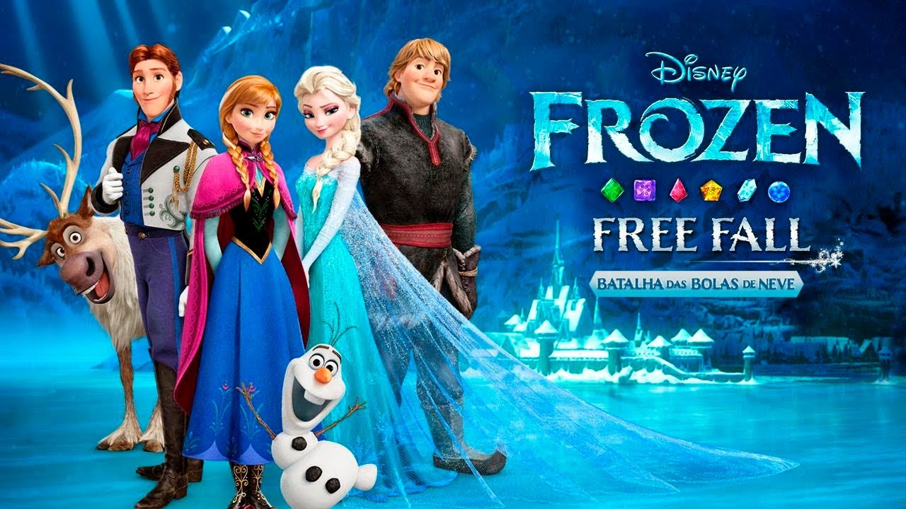 Frozen Free Fall: Batalha das Bolas de Neve  Frozen free fall, Snowball  fight, Frozen free