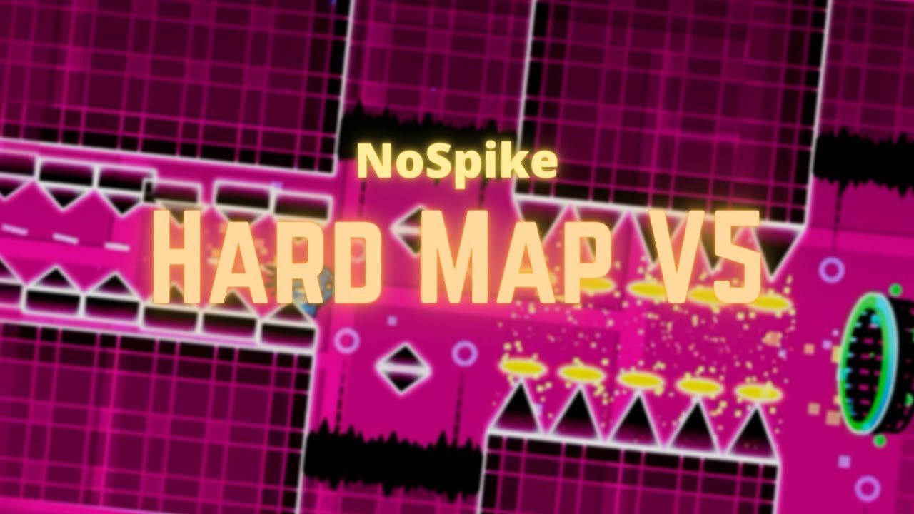 NoSpike Hard Map V5 by Ewe23 (Verification) | Geometry Dash 2.113 - YouTube
