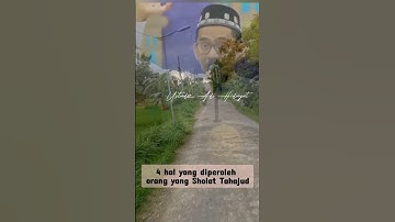 4 hal yang di peroleh orang yang sholat tahajud #ngajionline #tahajud #ustadzadihidayat