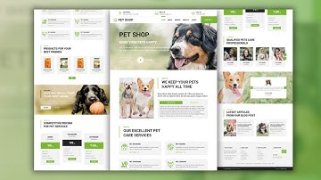 Pet Shop Website Using HTML CSS Bootstrap & JavaScript | Pet Shop Website Project