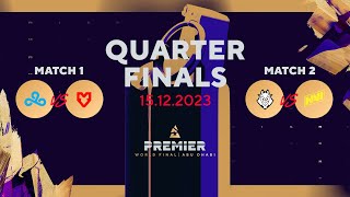BLAST Premier World Final 2023, Quarterfinals: Cloud9 vs MOUZ, G2 vs NAVI