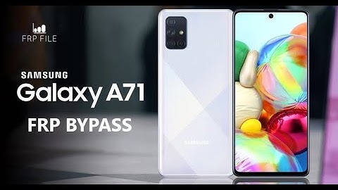Bypass FRP Google Account Samsung Galaxy A71 Android 10