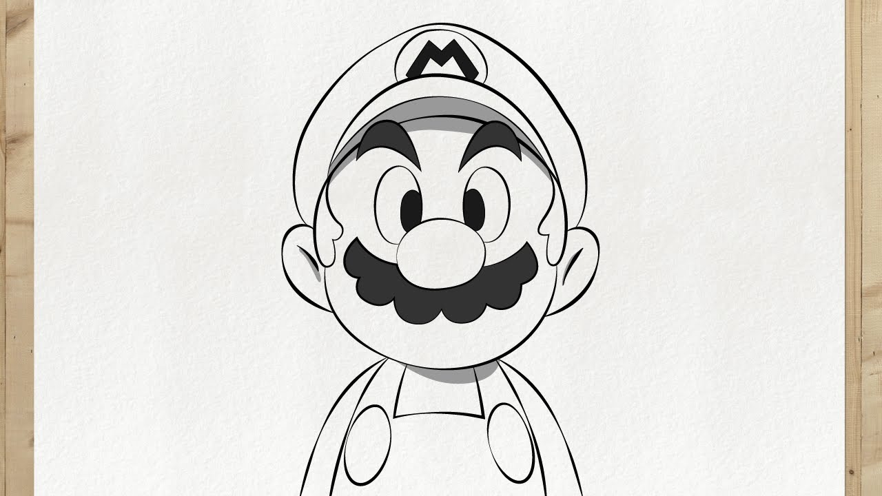 Comment dessiner MARIO facilement étape par étape 