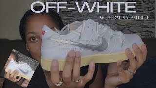 DHGATE Dunk Low Off-White Shoes | unboxing #nikedunk