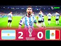 Argentina 20 mexico  world cup 2022  messi from long range  extended highlights  ec  f.