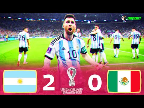 Argentina 2-0 Mexico - World Cup 2022 - Messi From Long Range - Extended Highlights - [EC] - FHD