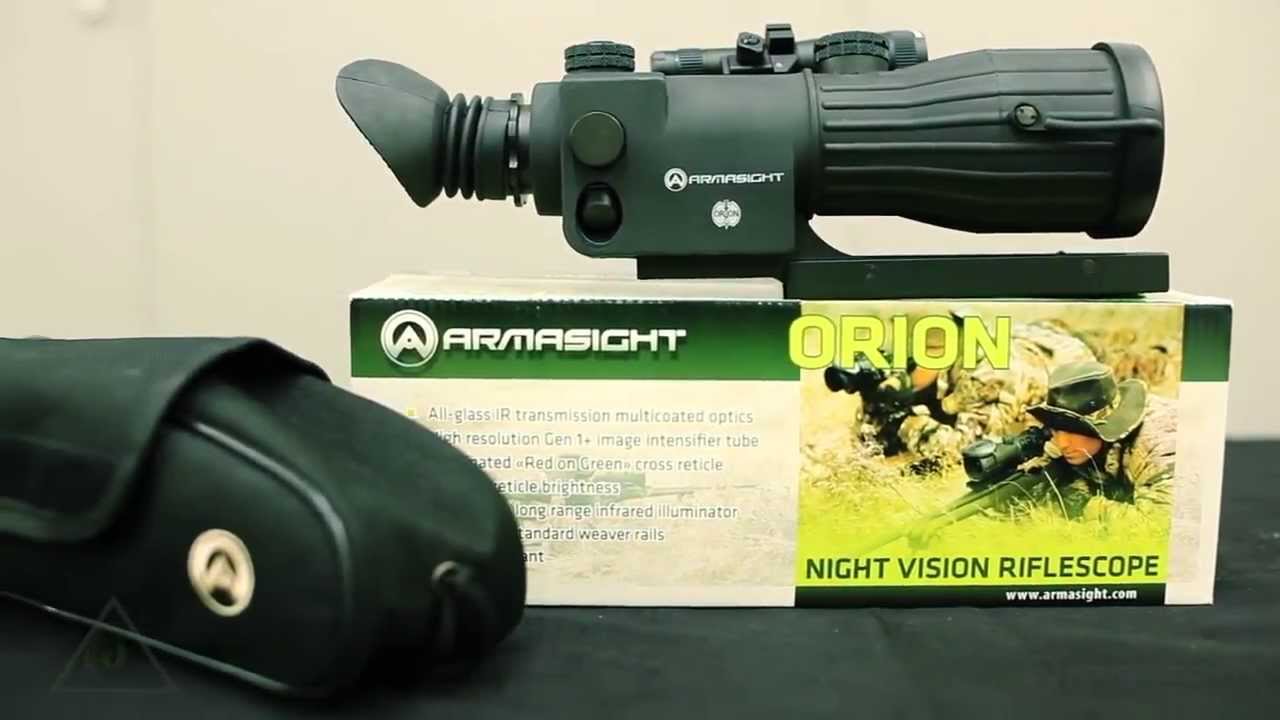 Armasight ORION 4X Night Vision Rifle Scope YouTube