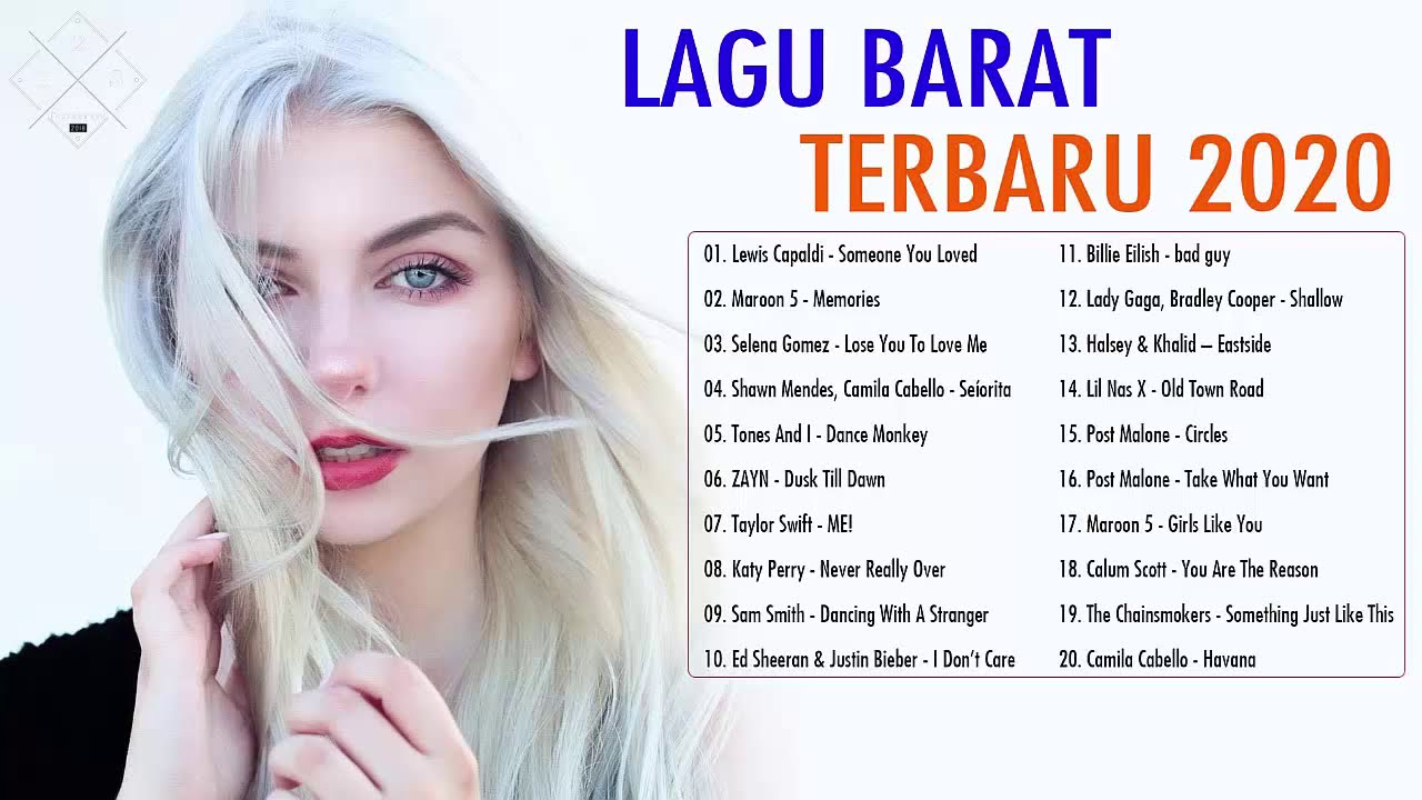 Lagu Barat  Terbaru 2021 Terpopuler Di  Indonesia     Paling 