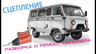 Ремонт и прокачка цилиндра сцепления УАЗ Буханка. Ремонт и прокачка цилиндра сцепления УАЗ Буханка.