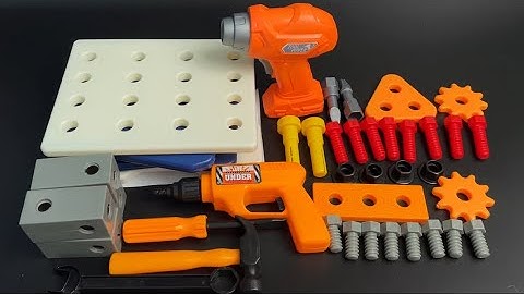 36 Minutes Relaxing Video of Unboxing Toy Toolbox Set Compilation| ASMR  Review(no music,no talking)